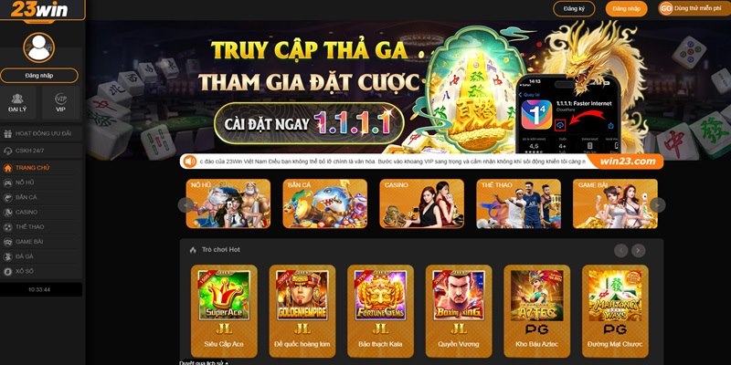 23WIN là trang cá cược được thành lập hợp pháp